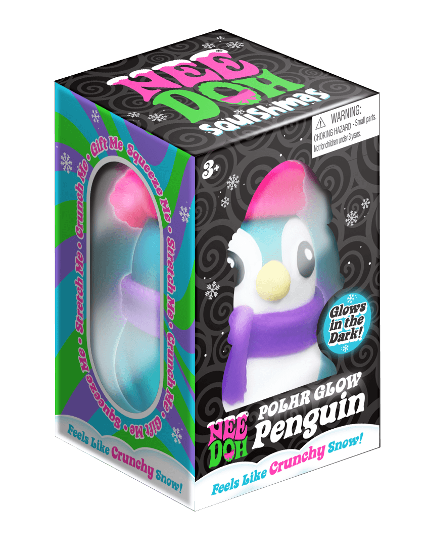NeeDoh Polar Glow Penguin