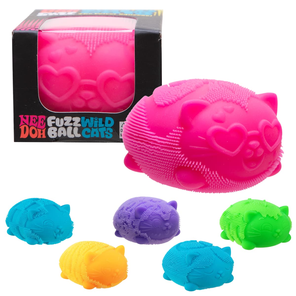 NeeDoh® Fuzz Ball Wild Cats